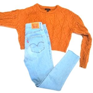 Levi's 720 High Rise, Blue Jean, Sz  27